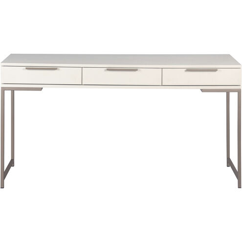 Rebel 59.25 X 23.75 inch Champagne Gold / Cream Desk